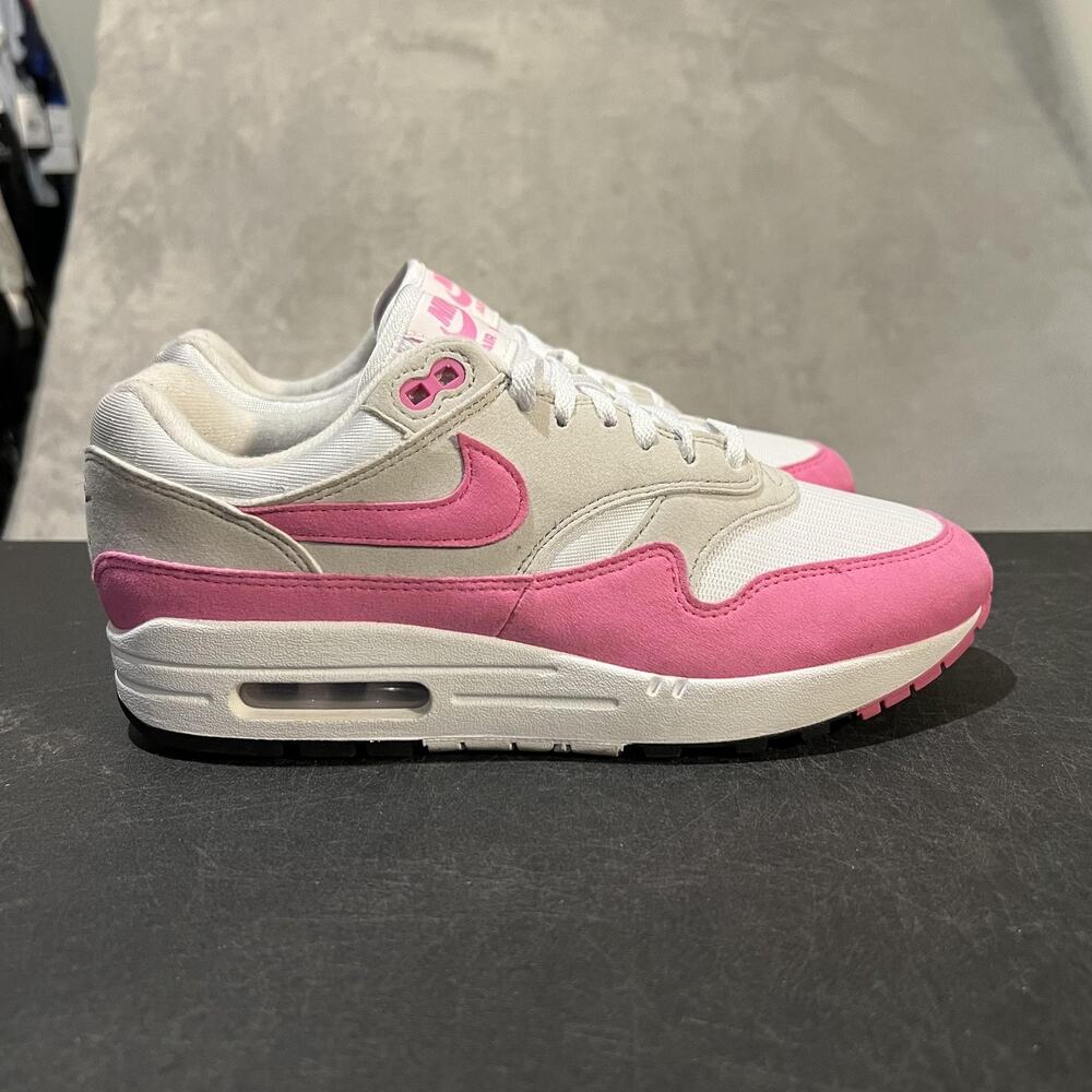 Nike Air Max 1 Shoes Womens Size 9 Pink Rise Retro DZ2628-109 Sneakers